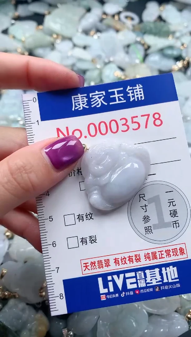 颈饰未镶嵌翡翠3578