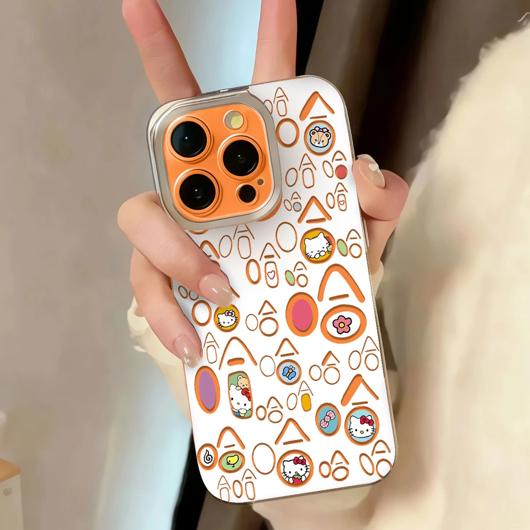 哈哈哈文字kt猫手机壳适用苹果17pro/16promax15太空壳小米17华为