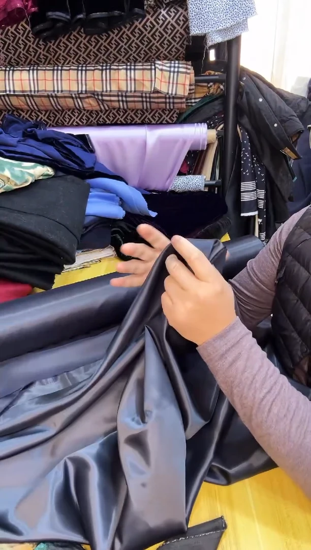 黑蓝色里子绸            3米