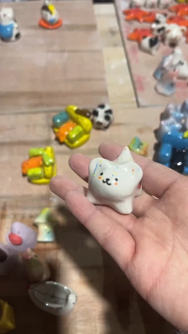 【闪购商品】摆件25微瑕手工陶瓷摆件