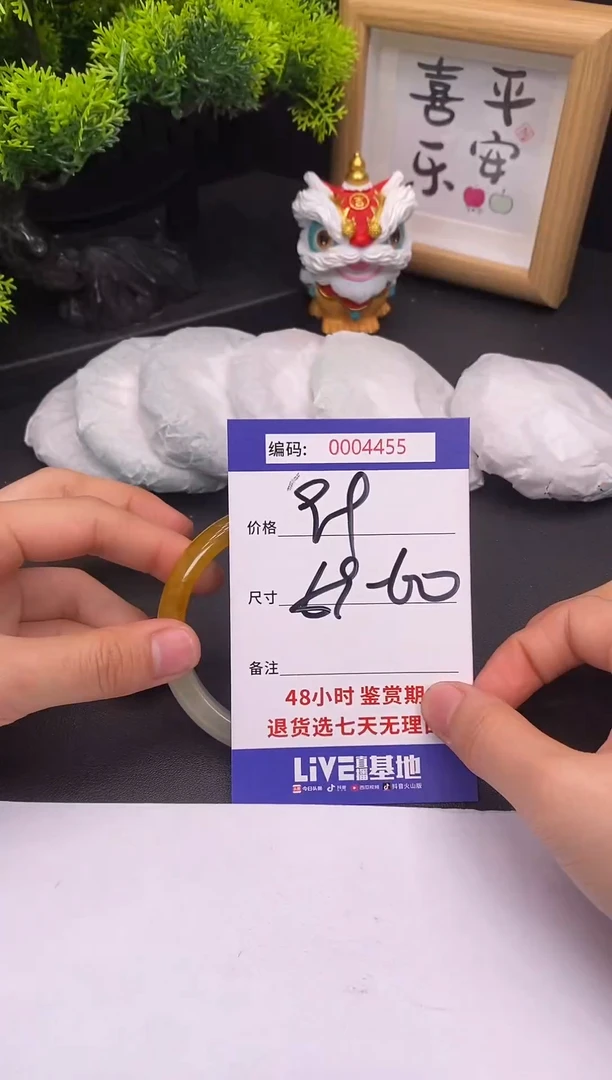 未镶嵌手镯翡翠0004455