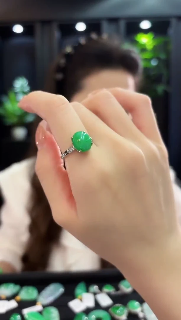 未镶嵌戒指翡翠 缅料A货/支持复检/一件
