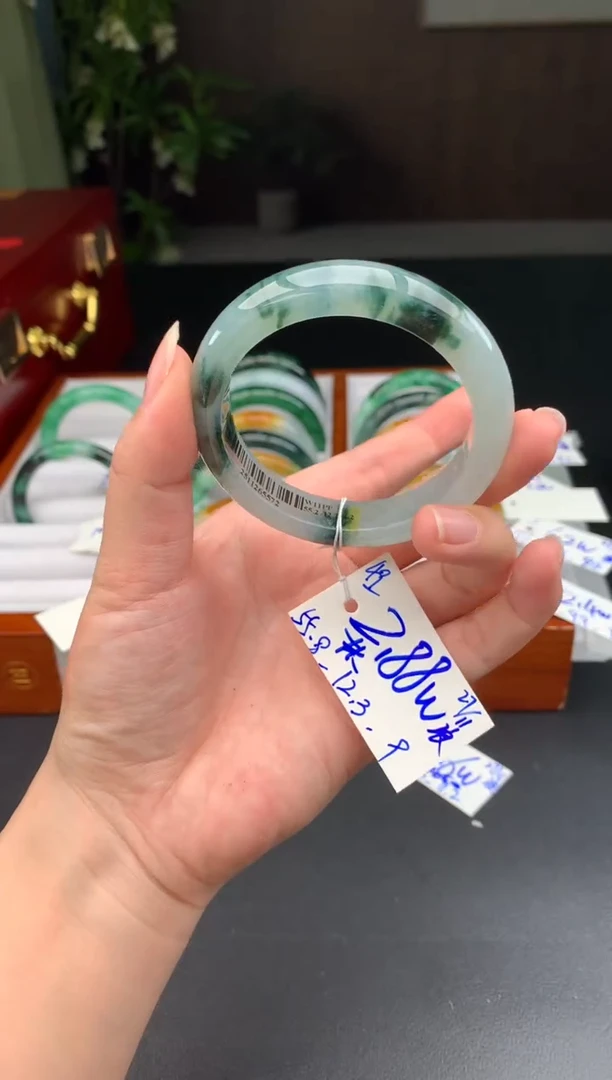 未镶嵌手镯翡翠林***?翡翠手镯 下单联系小耳机#49