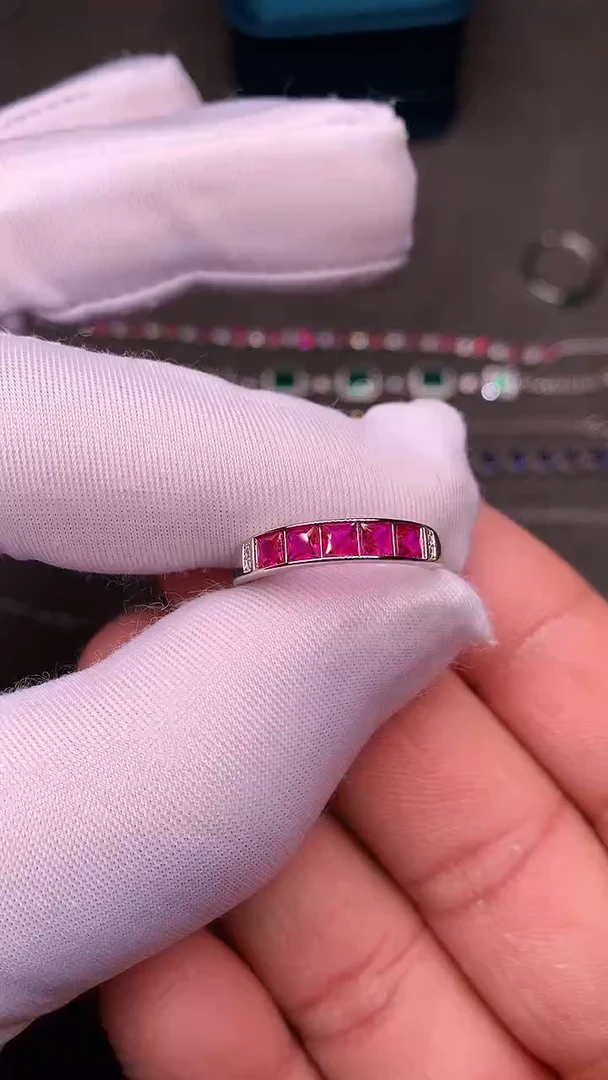 【闪购商品】红宝石戒指银S925镶嵌.....