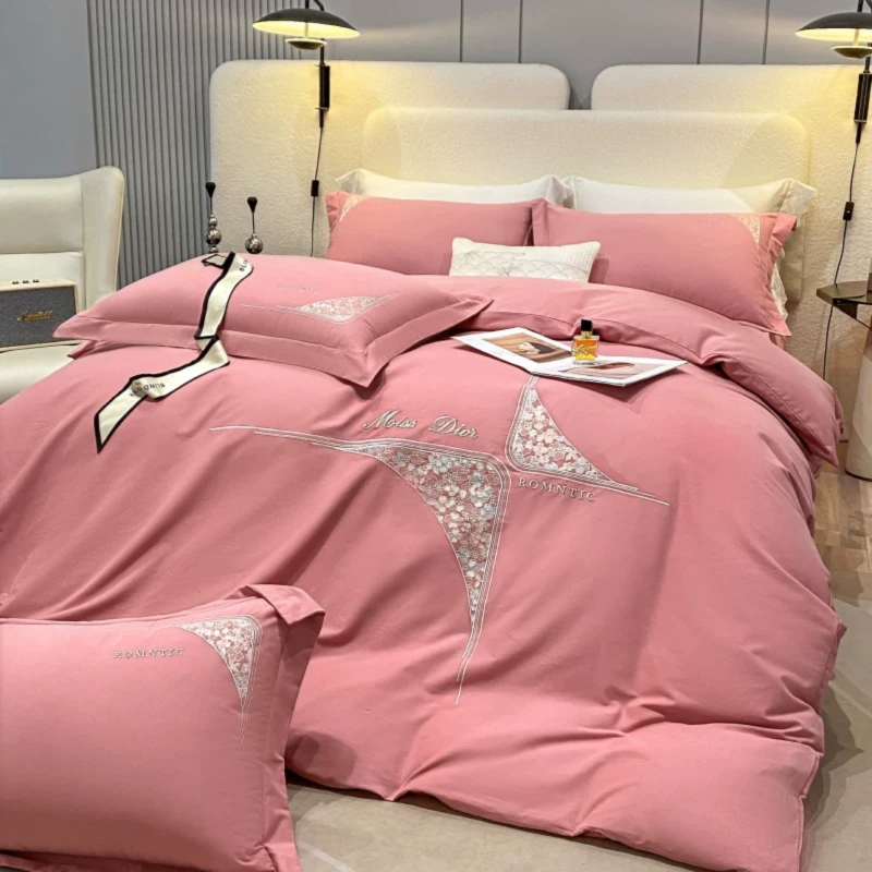 【星语】全棉磨毛四件套  刺绣工艺 舒适亲肤 床上用品