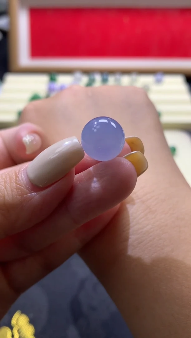 未镶嵌定制翡翠卡12mm