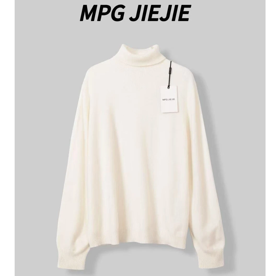 MPG JIEJIE【时髦搭】25秋冬绵羊毛高领气质毛衣