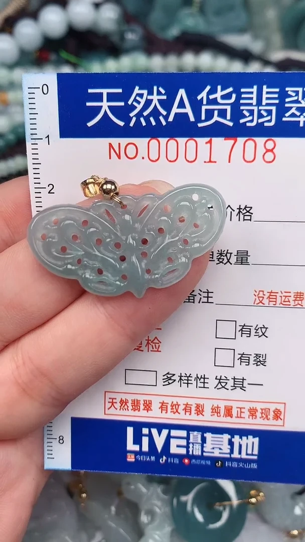 翡翠未镶嵌颈饰...0001708