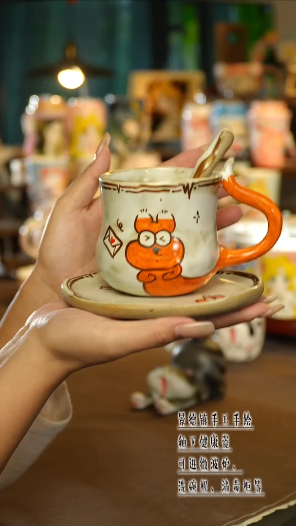 景德镇陶瓷手工手绘&A406