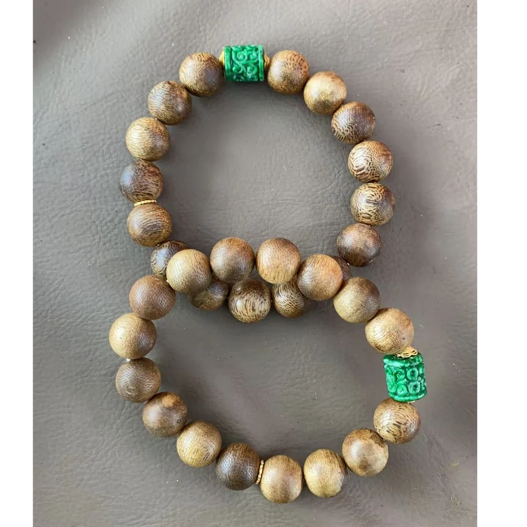 沉香hl026m071/奇楠手串(多样性发其一)沉香带宝