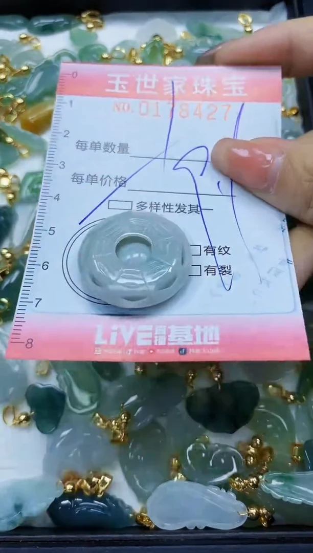 【闪购商品】翡翠颈饰未镶嵌闪购0178427多样性发其一