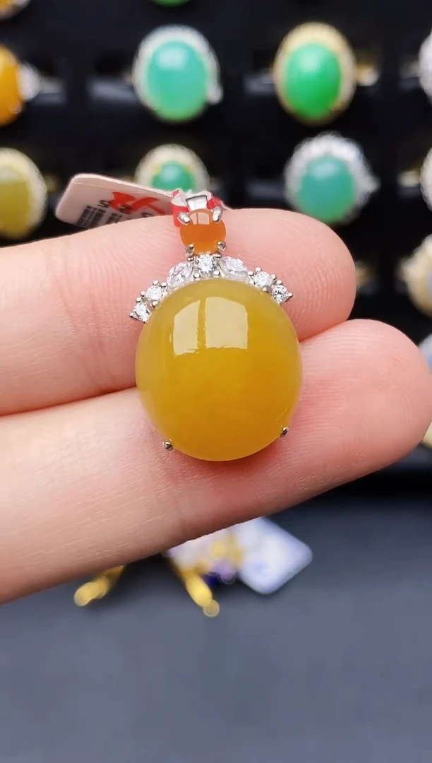 银S925镶嵌戒指翡翠1113