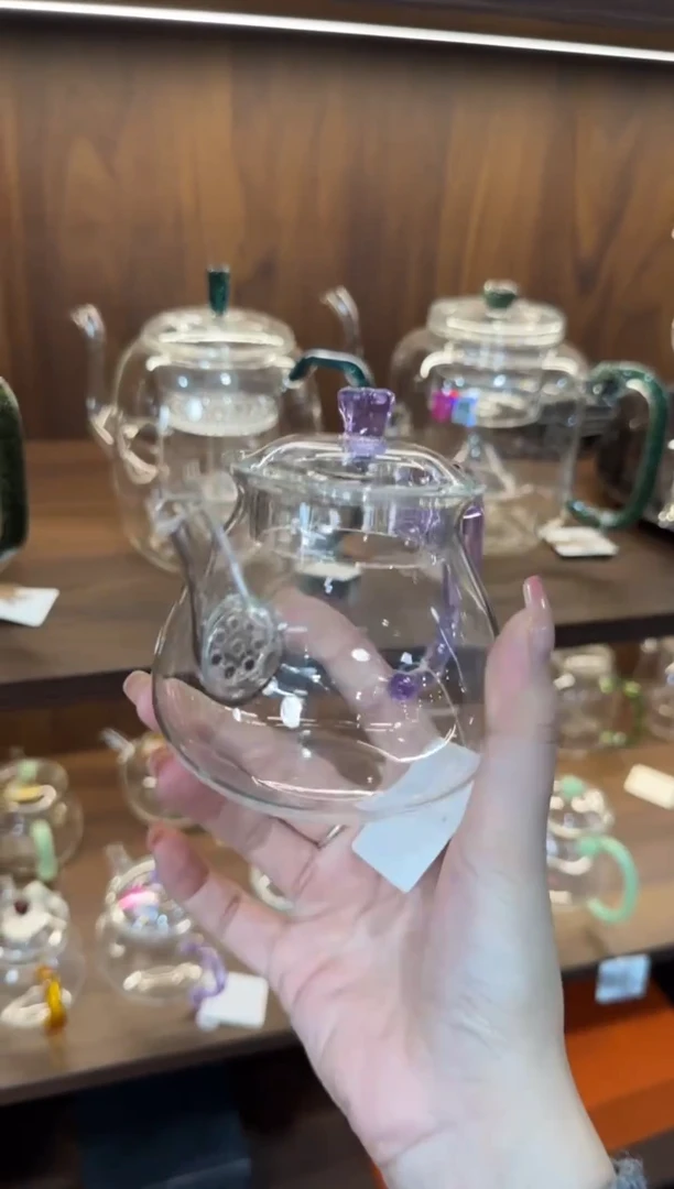 禾器清莲壶浅紫色