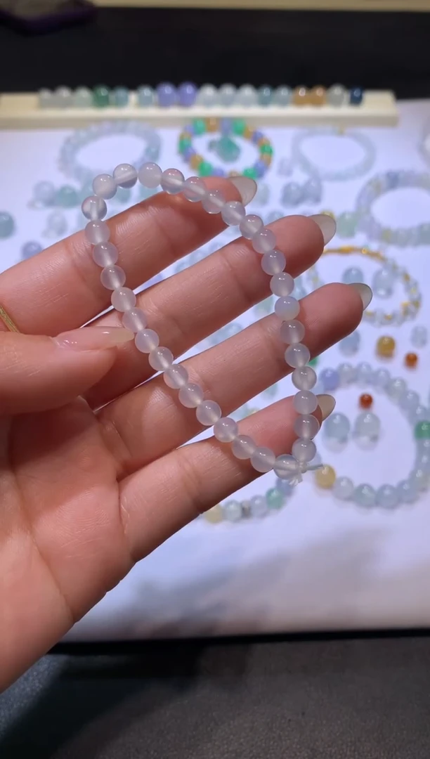 【闪购商品】玛瑙/玉髓手串未镶嵌手串3.8+0