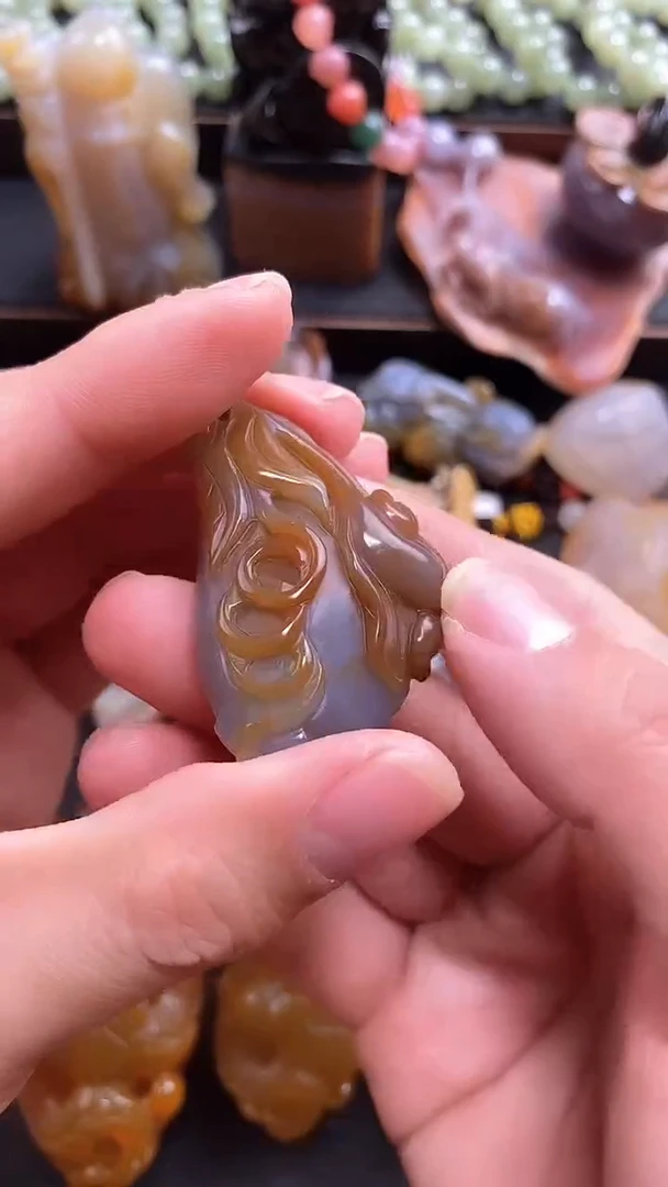 【闪购商品】玛瑙/玉髓吊坠未镶嵌1