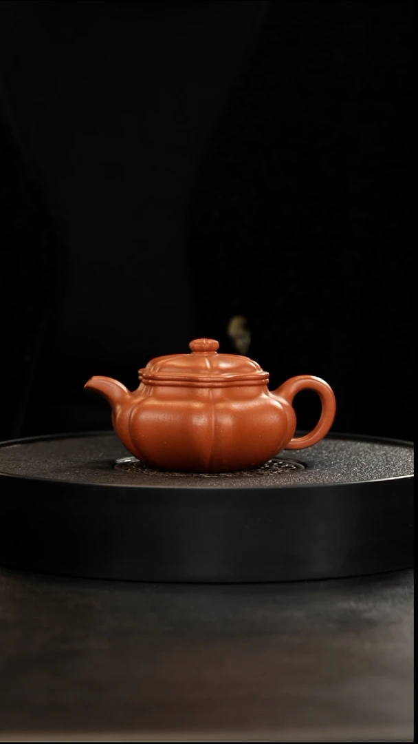 茶壶紫砂野山红皮龙葵仿古200cc