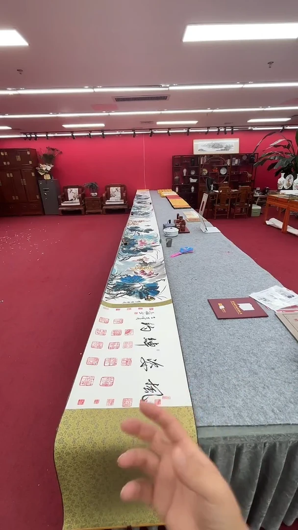 国画风姿绰约十米