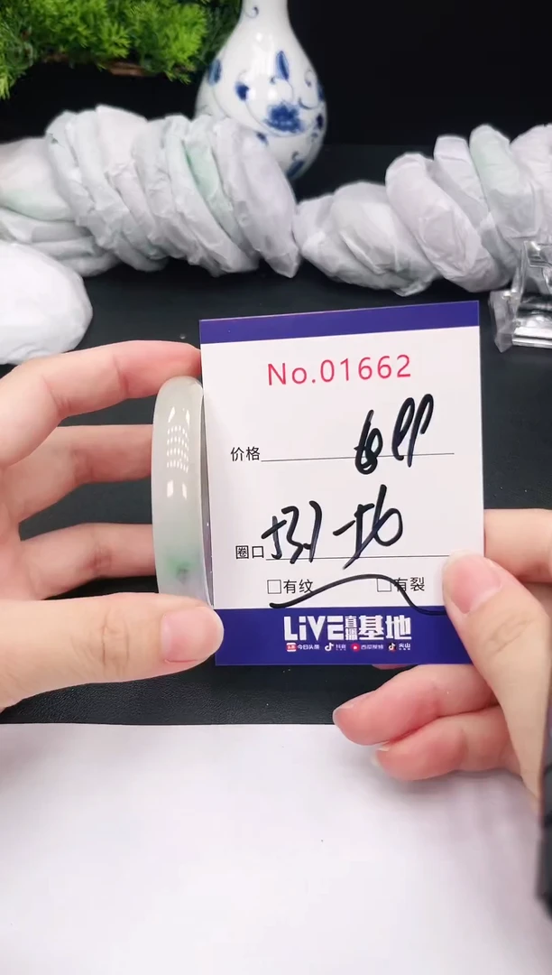 未镶嵌手镯翡翠1662