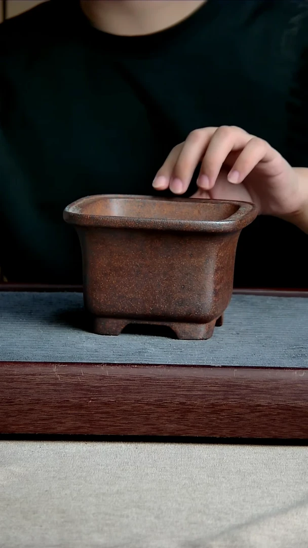 紫砂花盆11.5*8内径紫砂花盆