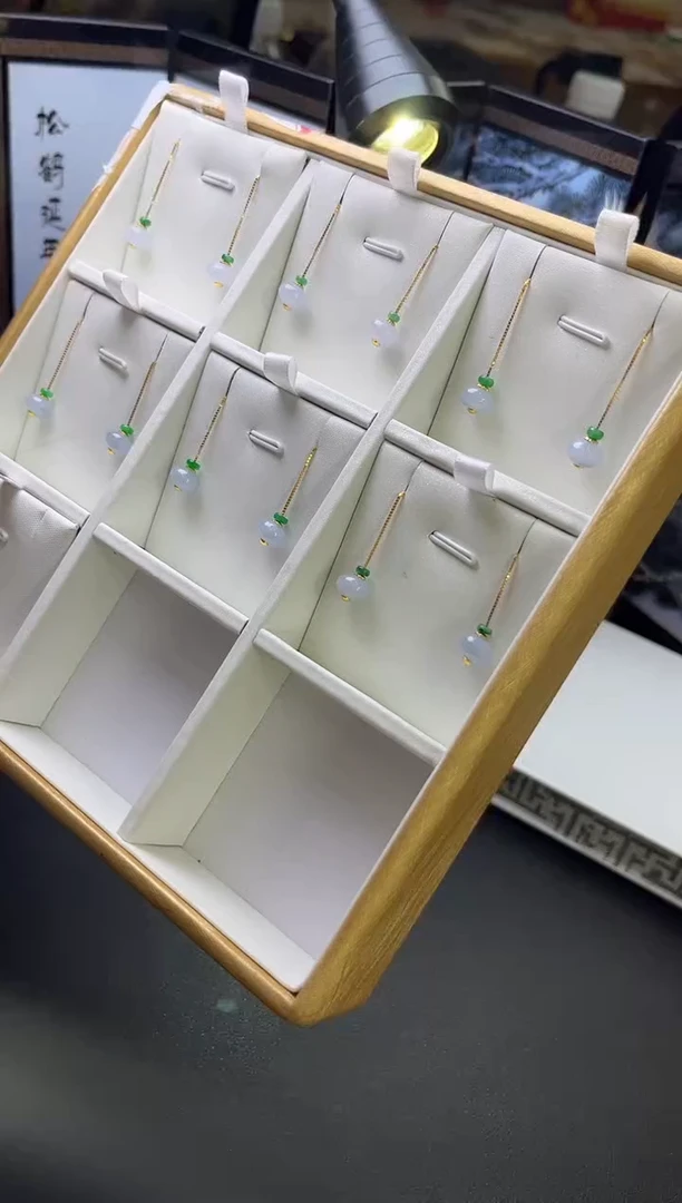 翡翠银S925镶嵌耳饰DY20250628026多样性发一件