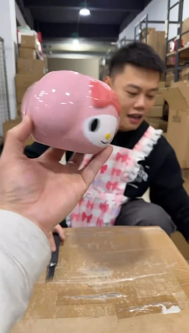 瓷片B款美乐蒂头杯