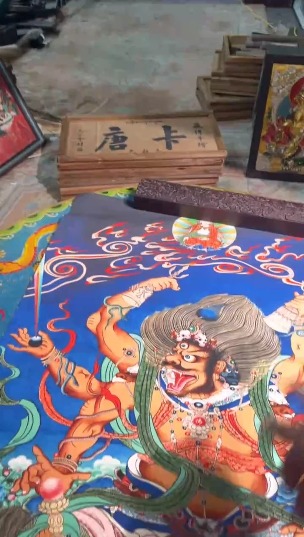 卷轴画东东唐卡tk16