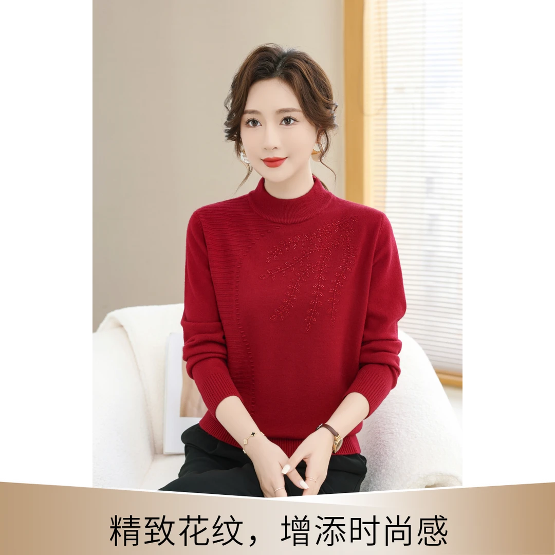 LIKO--812款「薄款圆领」时尚女装针织打底宽松型百搭潮流款