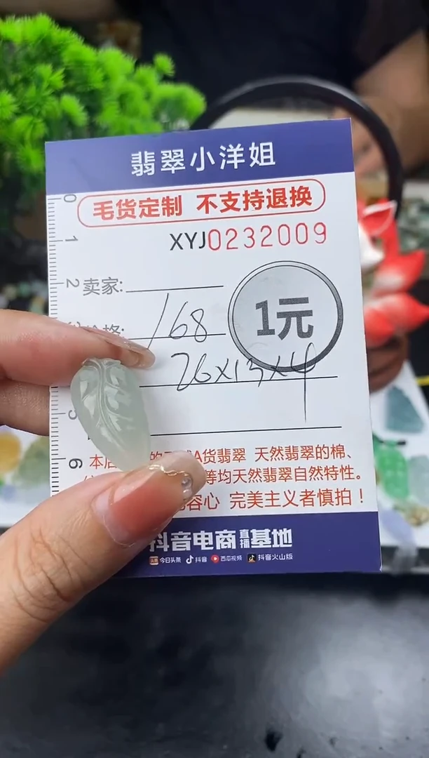 定制翡翠未镶嵌毛货商品不退换/ 2009