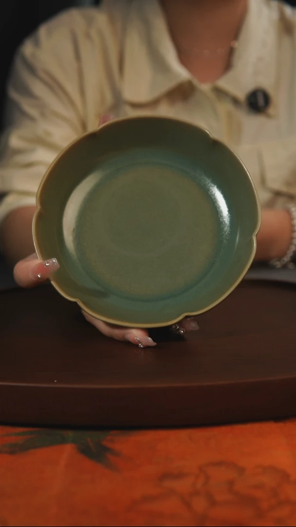 杯子葵口洗  1柴烧全品一级 汝州原产地原矿仿古老釉