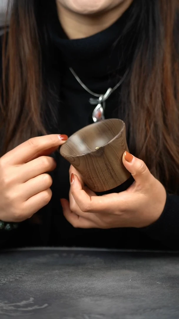 【闪购商品】金丝楠木雕手作原木精工香插689