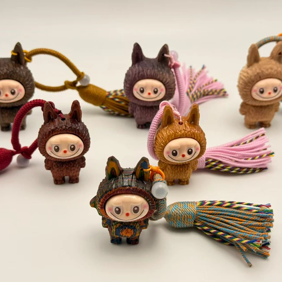 2025新款送礼必选彩虹木布布魔法师恶魔创意钥匙扣包挂装饰品礼盒