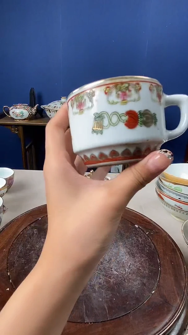 瓷片微瑕景德镇窑厂瓷摆件单件