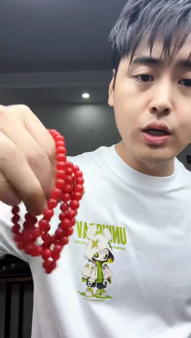 玛瑙/玉髓颈饰未镶嵌红景天玛瑙妈妈链卡8的108颗