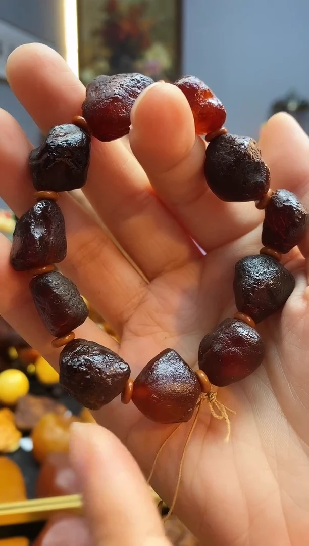 手串琥珀未镶嵌手串