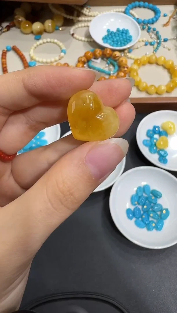 琥珀颈饰未镶嵌X1119-1195-256