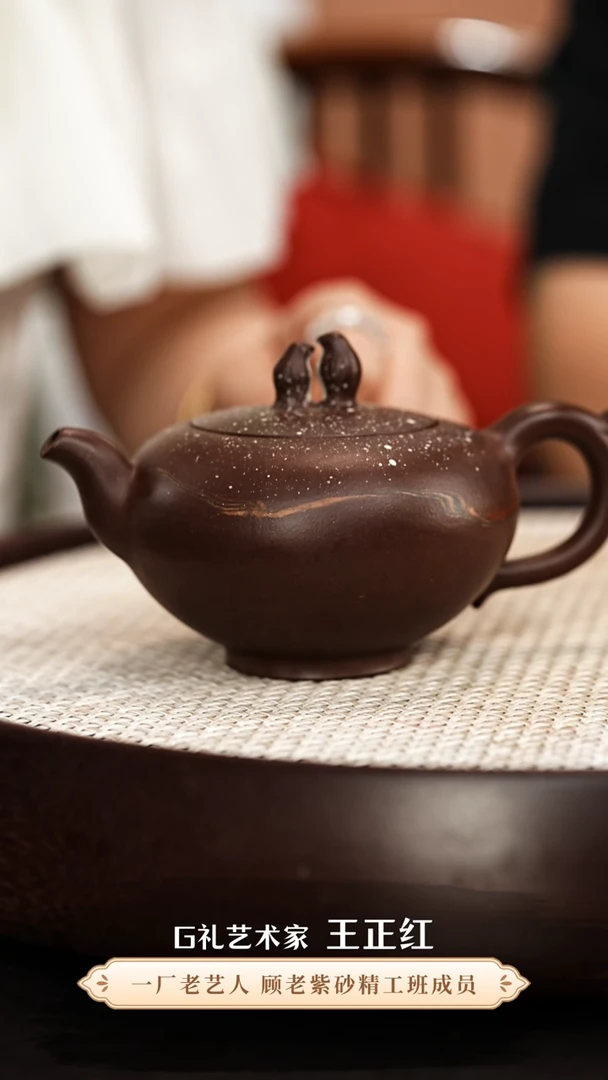 茶壶紫砂王正红紫砂壶