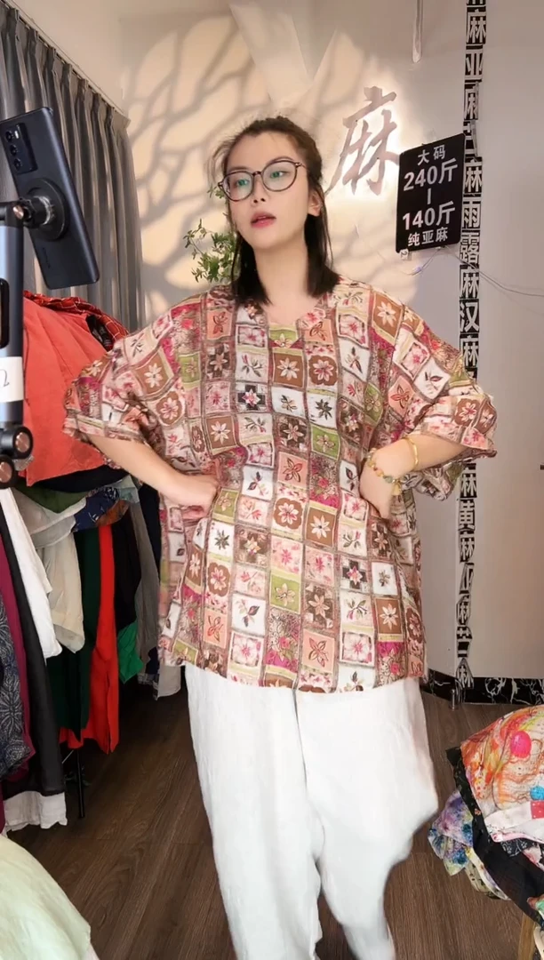 亚麻大码女装系列。140斤-240斤