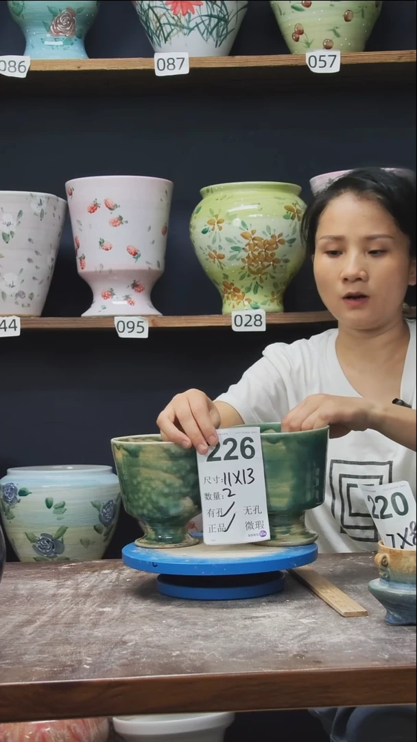 摆件景德镇花盆默认微瑕226