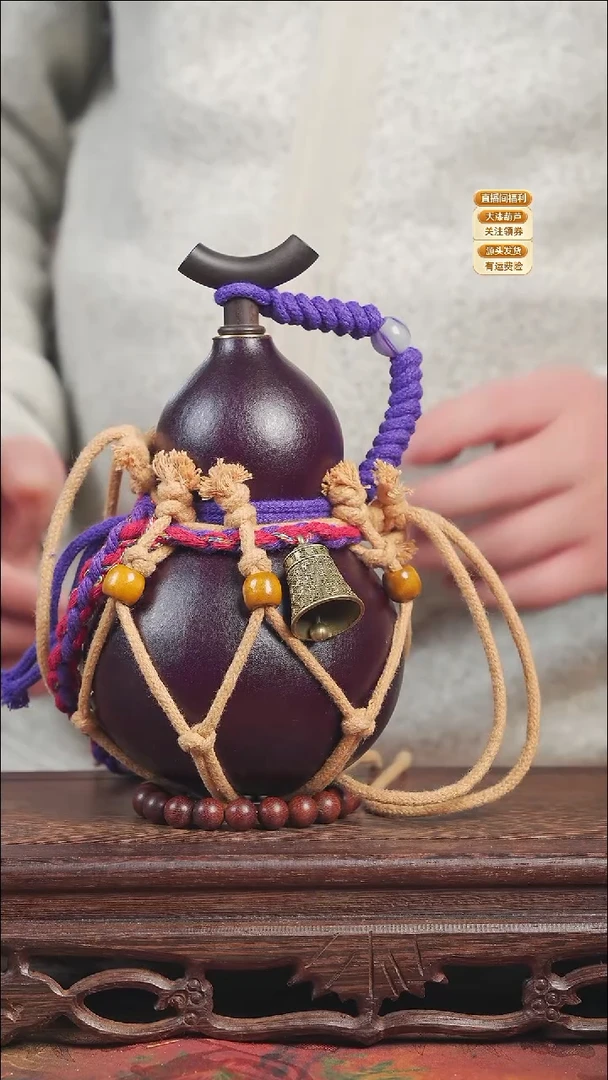 WT033网兜款葫芦不包手串