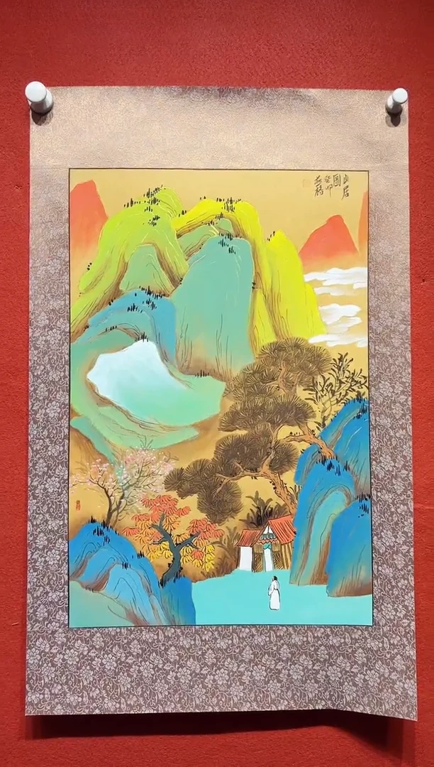 国画秦燕格国画手绘作品Y14
