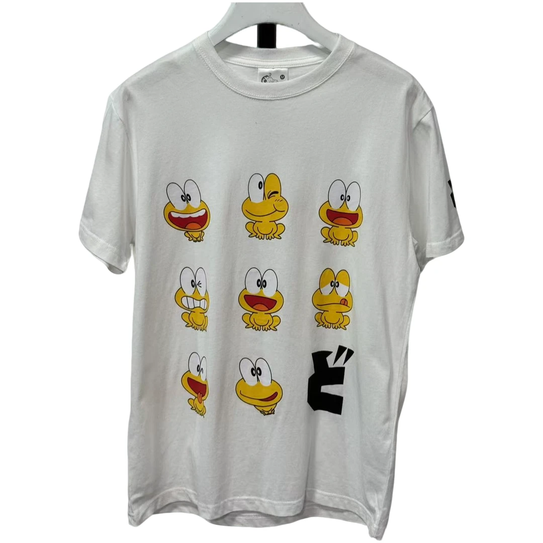 黄色小青蛙图案白T256231223