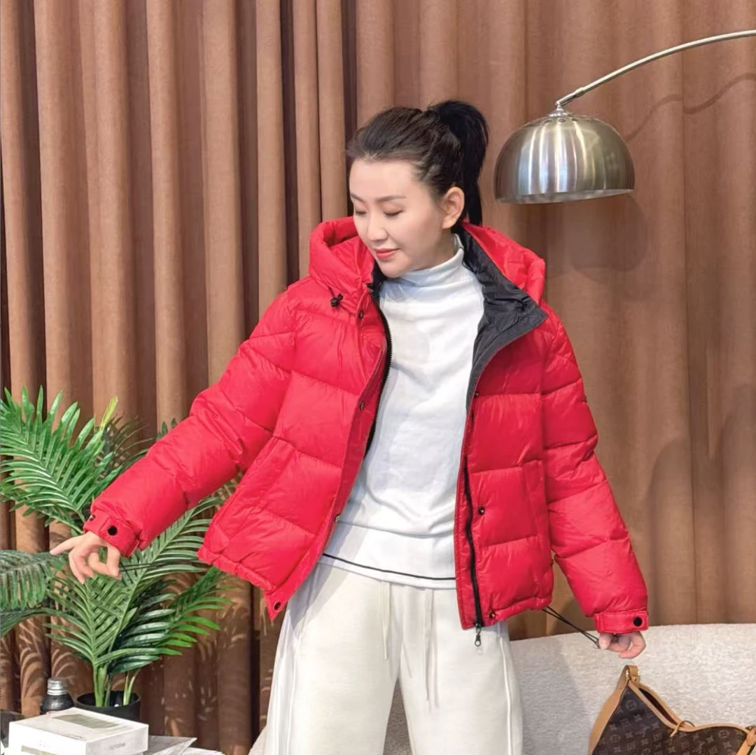 【二婷推荐】25年冬季新款时尚百搭彩色连帽棉服2112