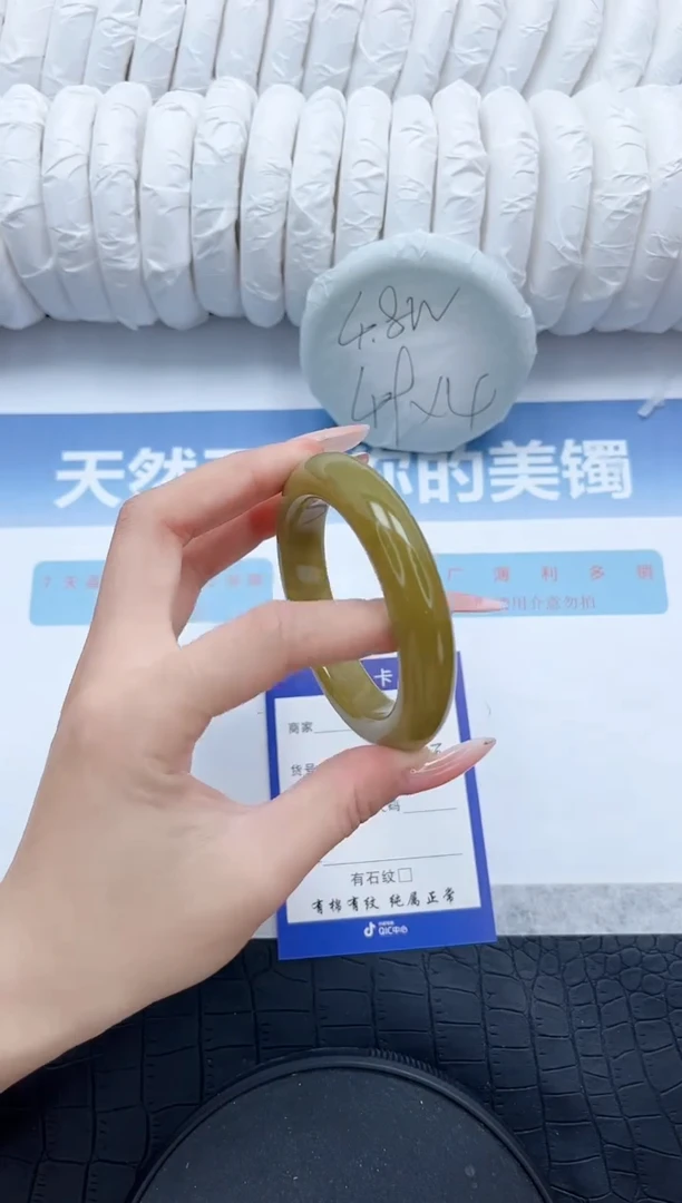 【闪购商品】岫玉手镯未镶嵌P340-54.6