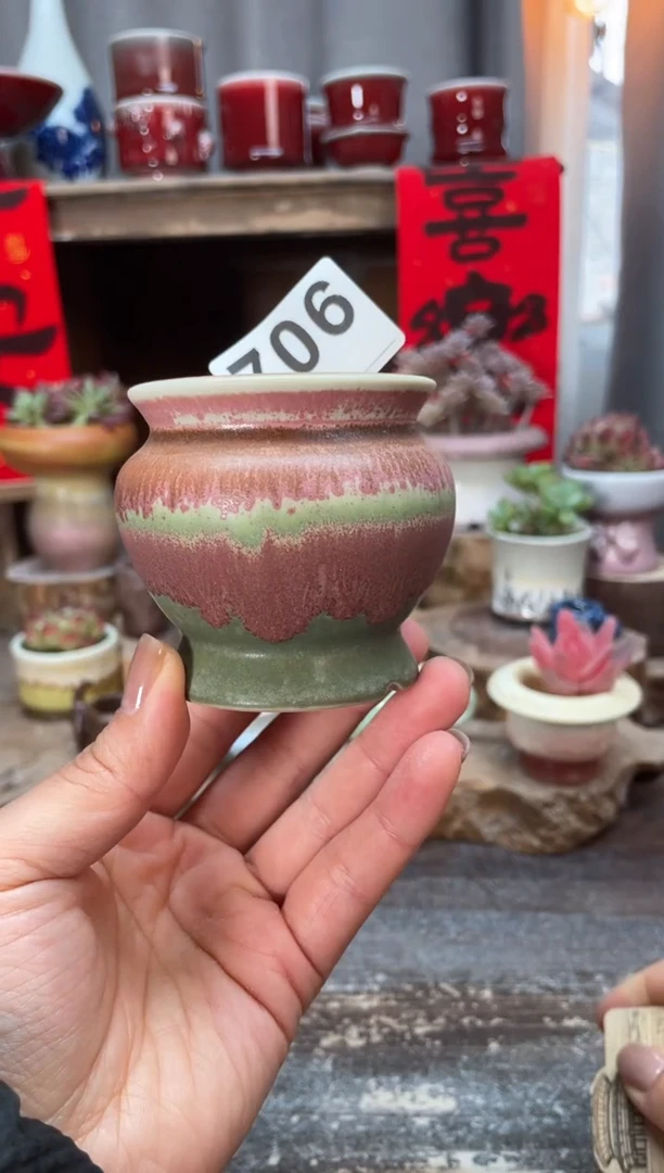 【闪购商品】摆件706知木小芳花盆