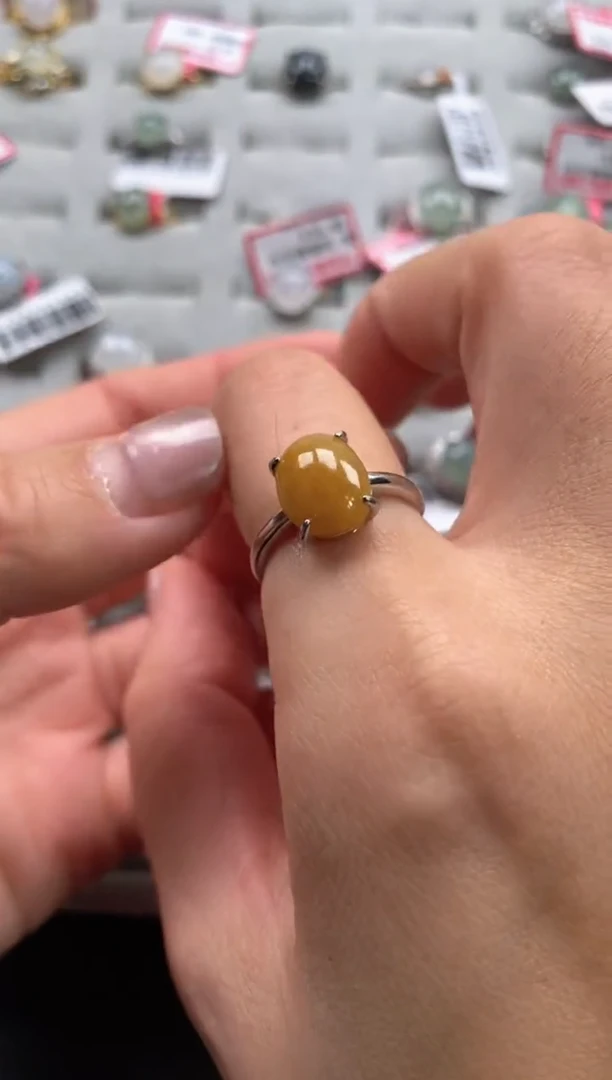 【闪购商品】翡翠戒指银S925镶嵌11111--1