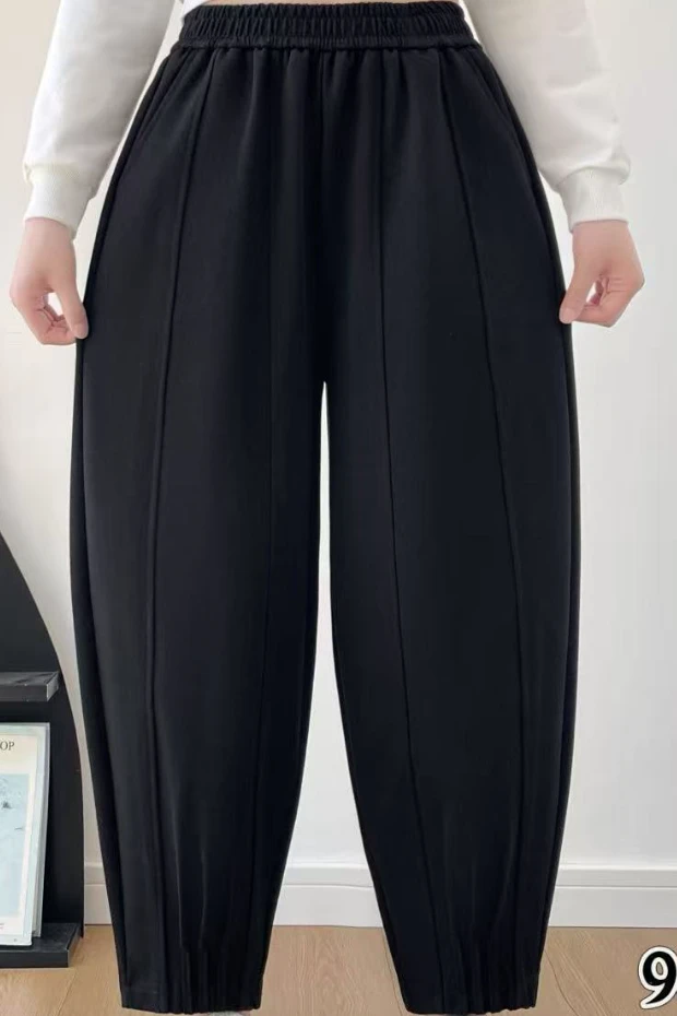 女士百搭休闲裤9662-A116****