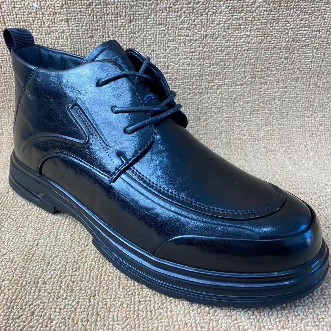 时尚休闲户外车缝线平底冬季男鞋秋冬软底软面舒适透气2511鞋子