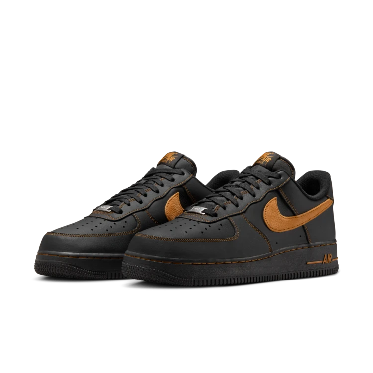NIKE/官方 男子AIR FORCE 1 '07 LV8黑金配色 HQ2037-003
