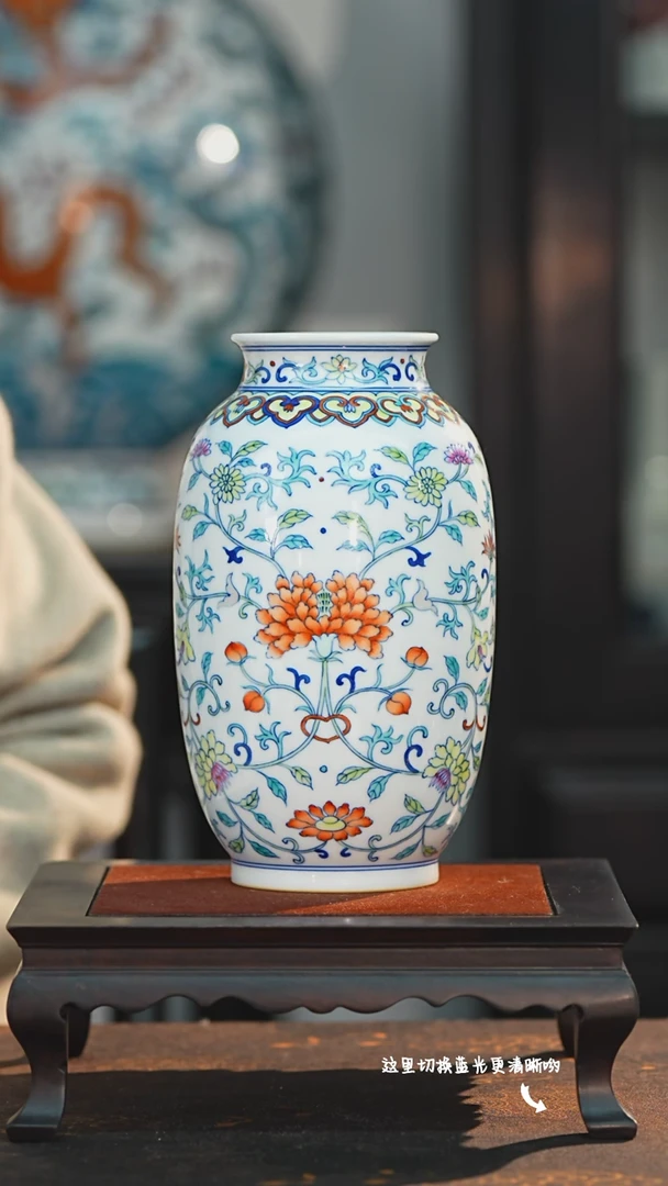 【闪购商品】中国官窑斗彩非遗传承人—涂杏花