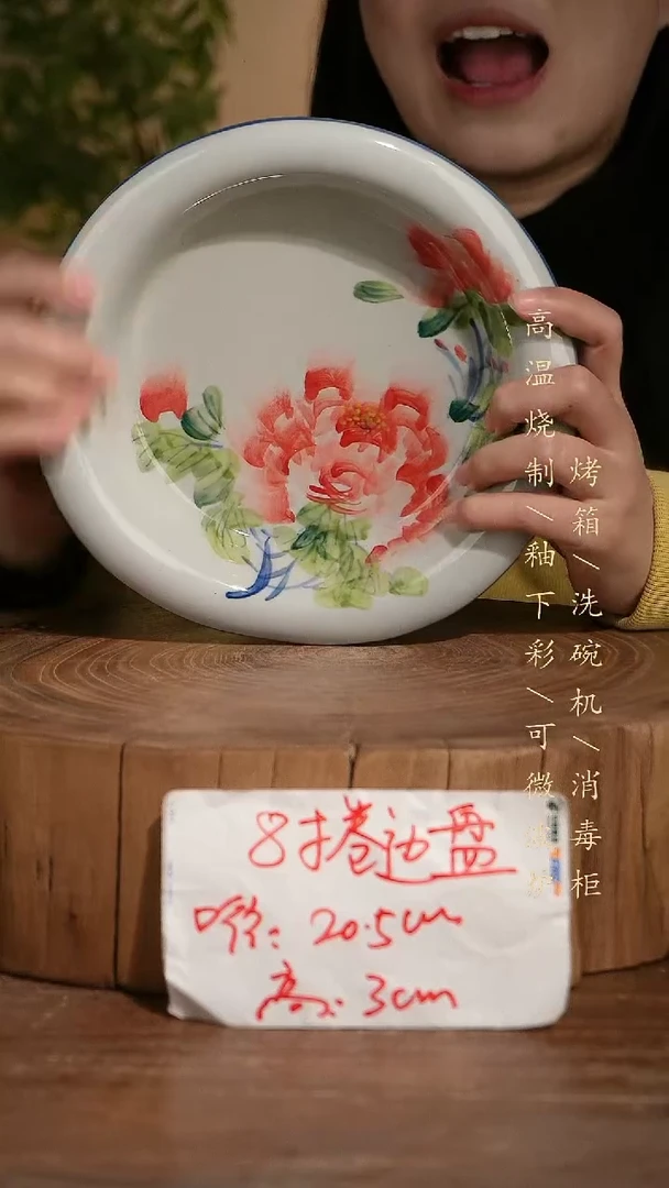 碗瓷景德镇手工手绘高温瓷釉下彩